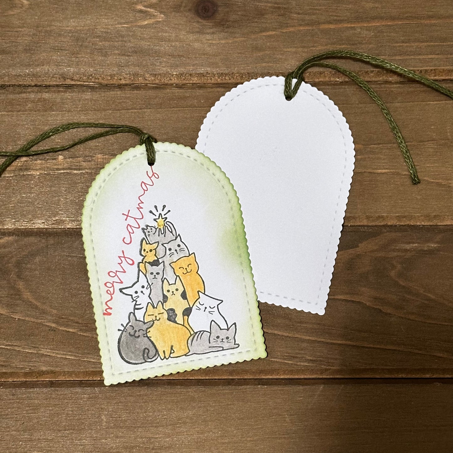 Christmas Tags (Pack of 6) - Merry CATmas