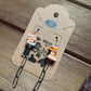 Spiny Oyster Shell Paper Clip Chain Earrings