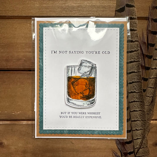 Whiskey Birthday Card