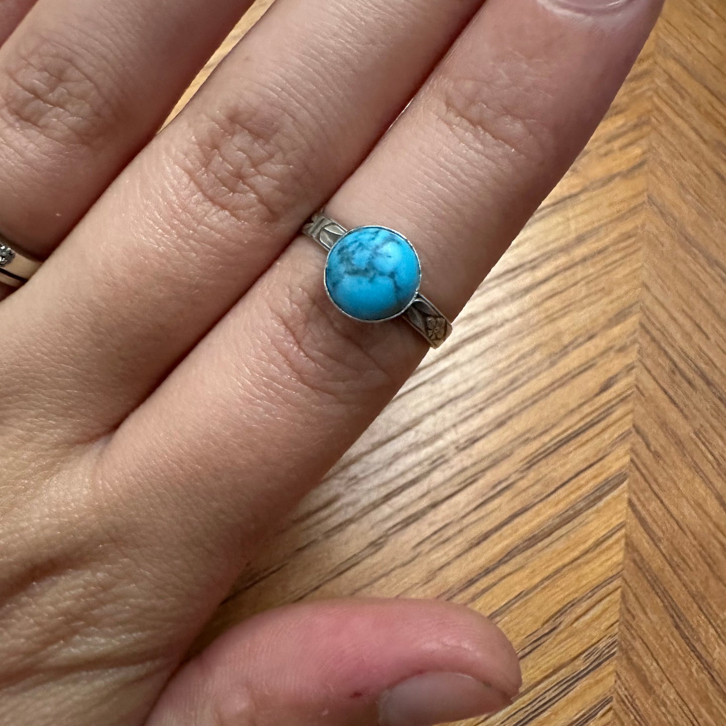 Howlite Stacker Ring