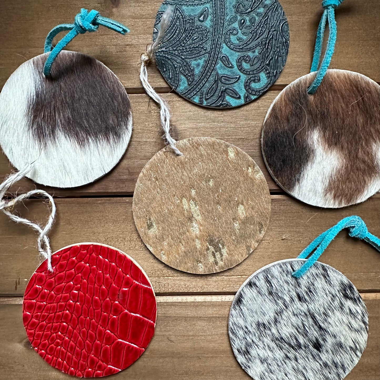 Cowhide Ornaments