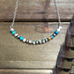 Mini Western Skies- Spiny Oyster-Turquoise & Navajo Pearls