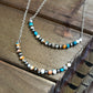 Mini Western Skies- Spiny Oyster-Turquoise & Navajo Pearls