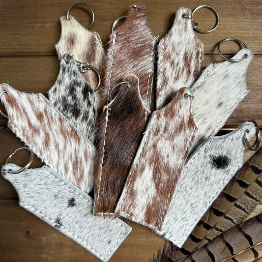 Cowhide Chapstick holder