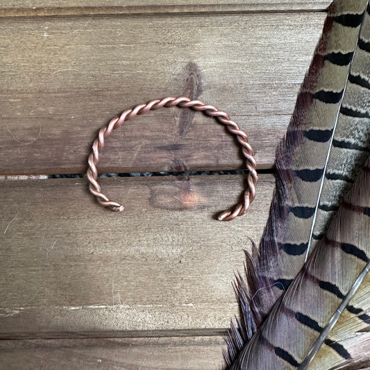 Twisted Copper Bracelet