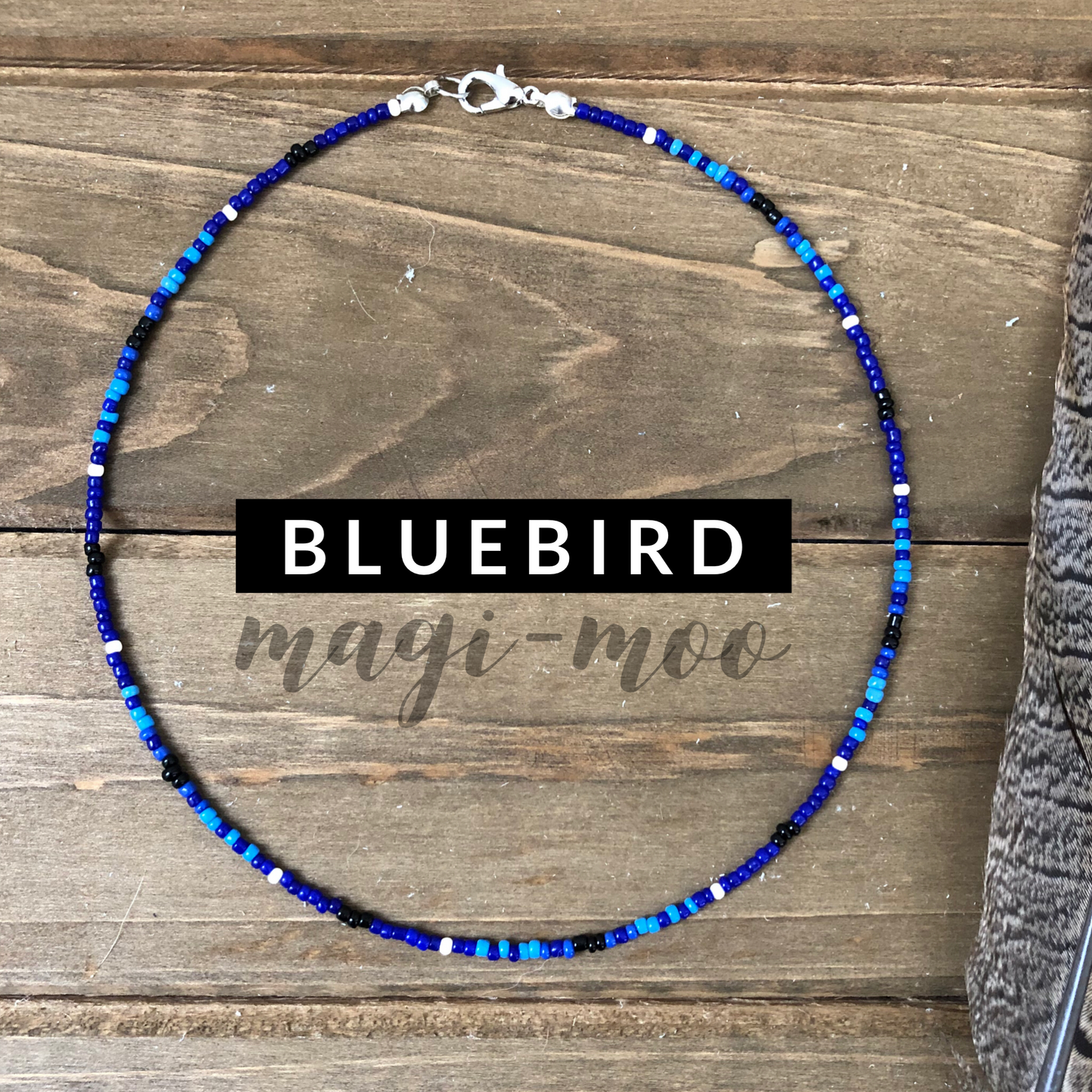 Bluebird Serape Choker Necklace