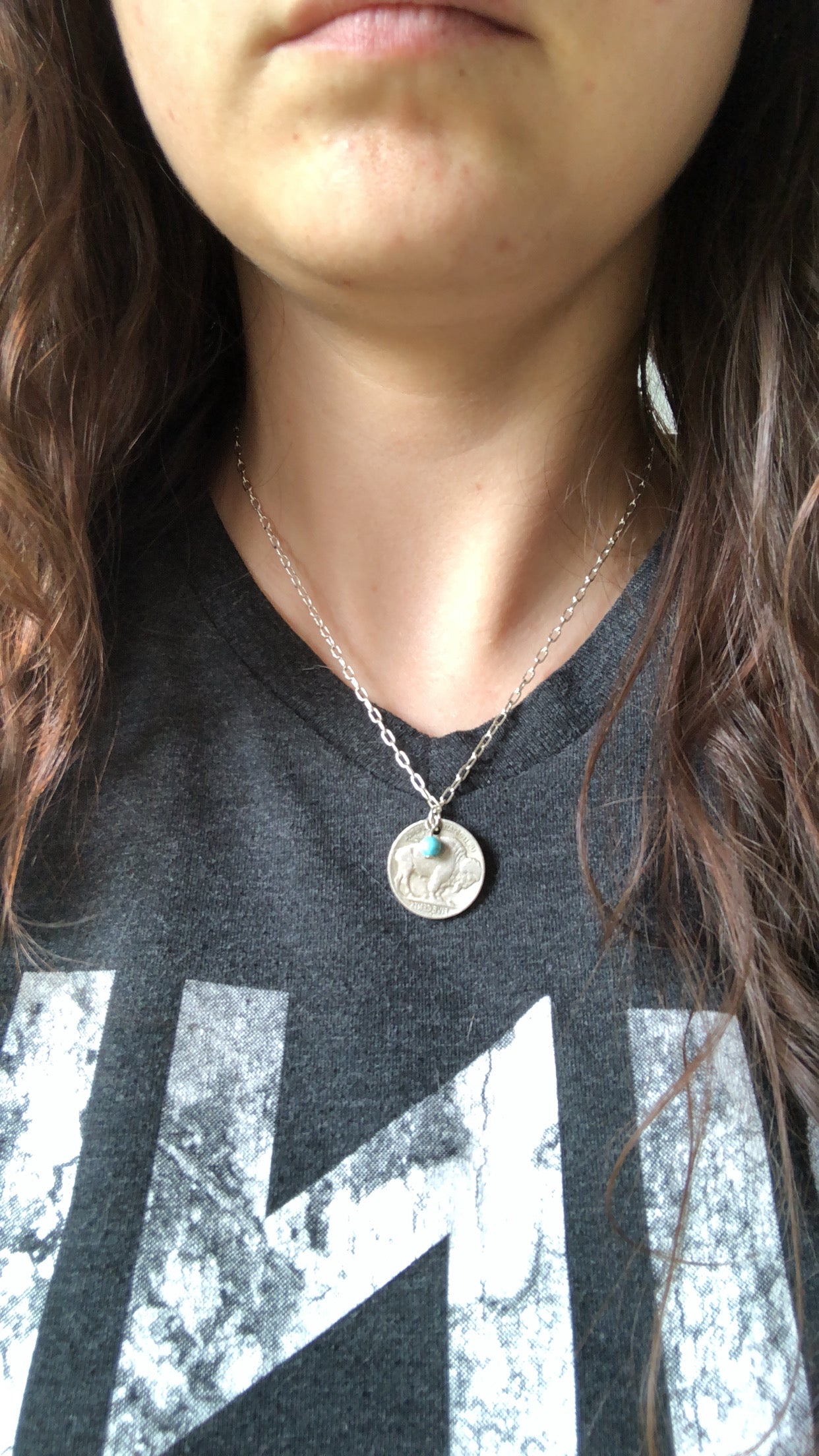 The ‘Where The Buffalo Roam’ Buffalo Nickel necklace