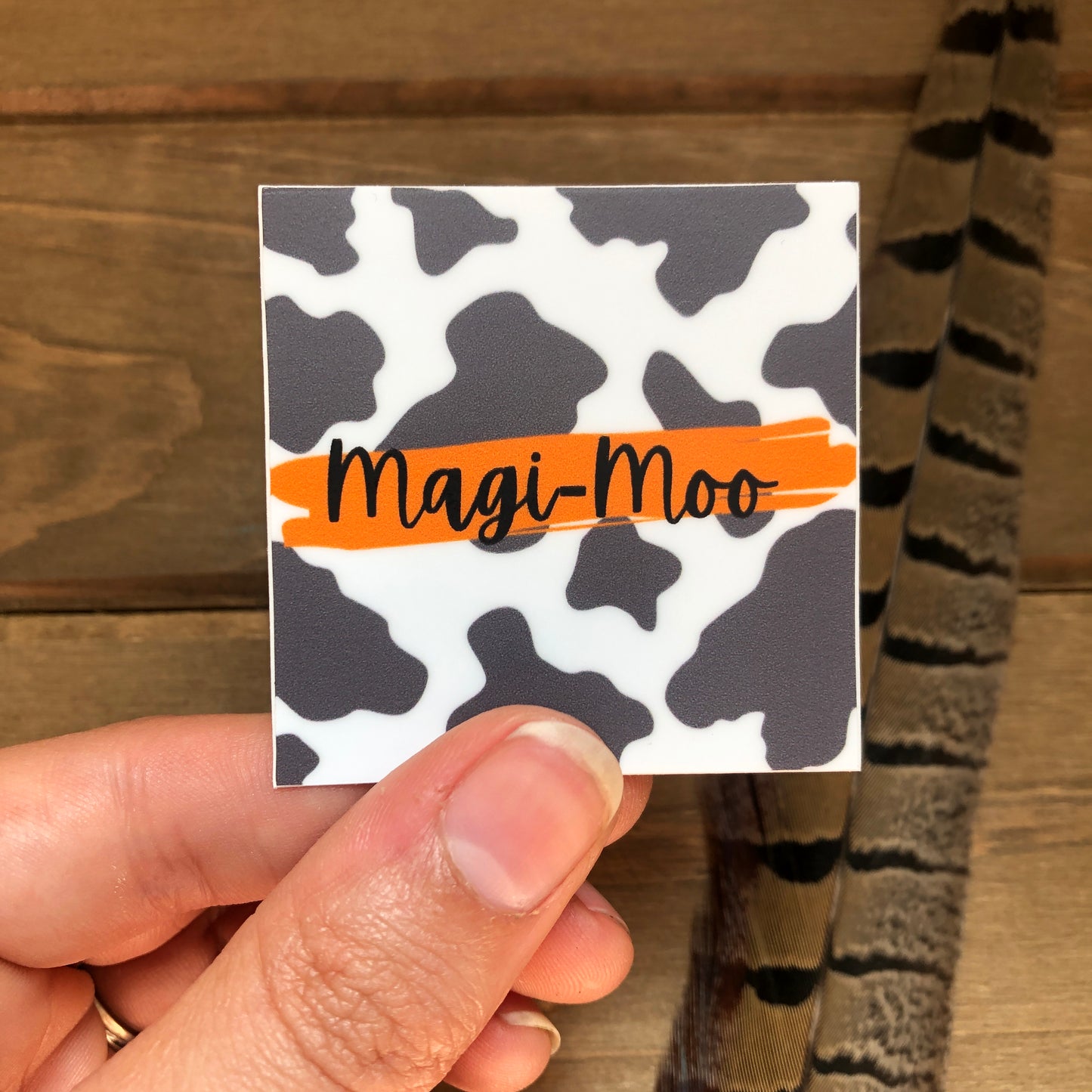 Magi-Moo Logo Sticker