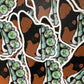 Turquoise and Corgi Sticker