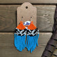 Cow Babe Fringe Earrings