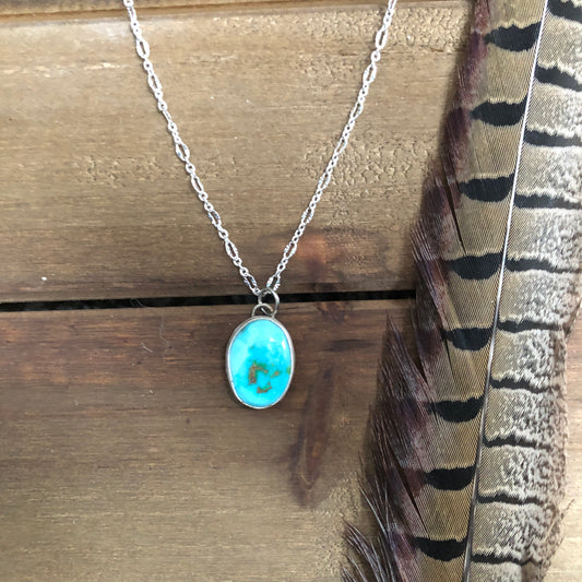 Sonora Gold Turquoise Pendant
