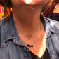 Blessed - Open cross, choker necklace