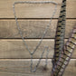 Silver Paper Clip + Turquoise Lariat Necklace