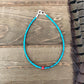 Stillwater -Turquoise Heishi Anklet