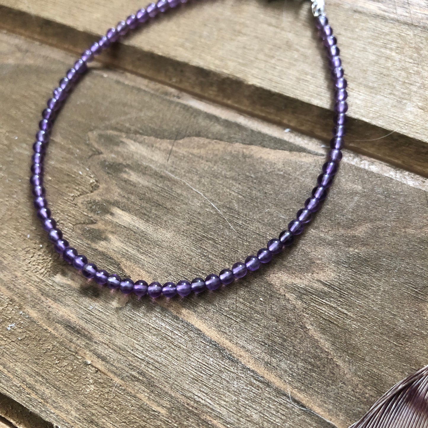 Simple Amethyst Bracelet