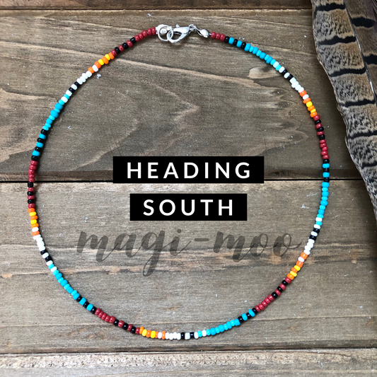 Heading South Serape Choker Necklace