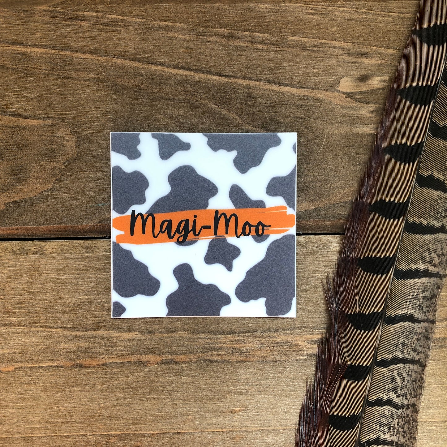 Magi-Moo Logo Sticker