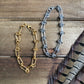 Gold Barbwire Bracelet
