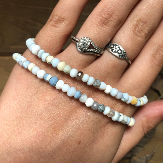 Blue Peruvian Opal bracelet