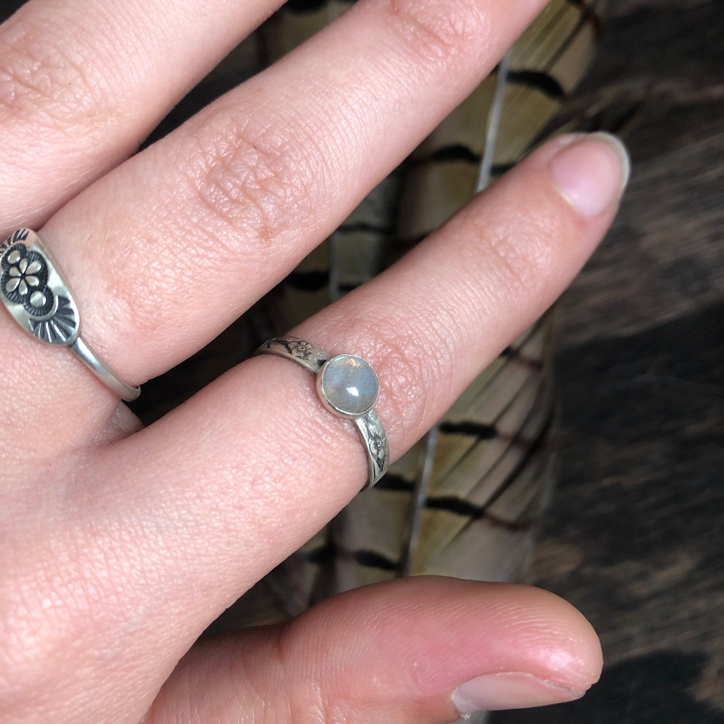 Labradorite Stacker Ring