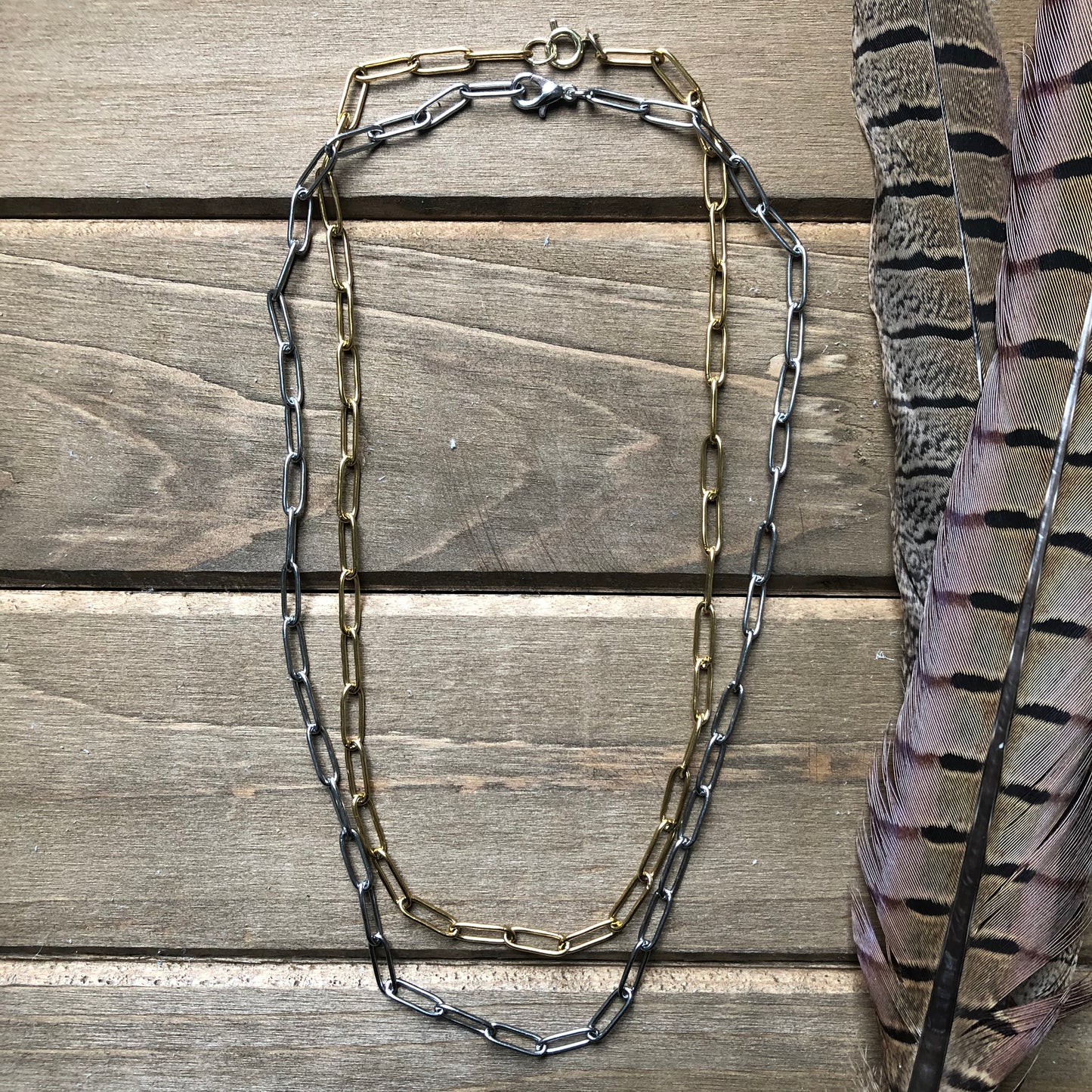 Paper Clip Chain necklace