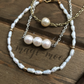 Golden Dainty Pearl bracelet