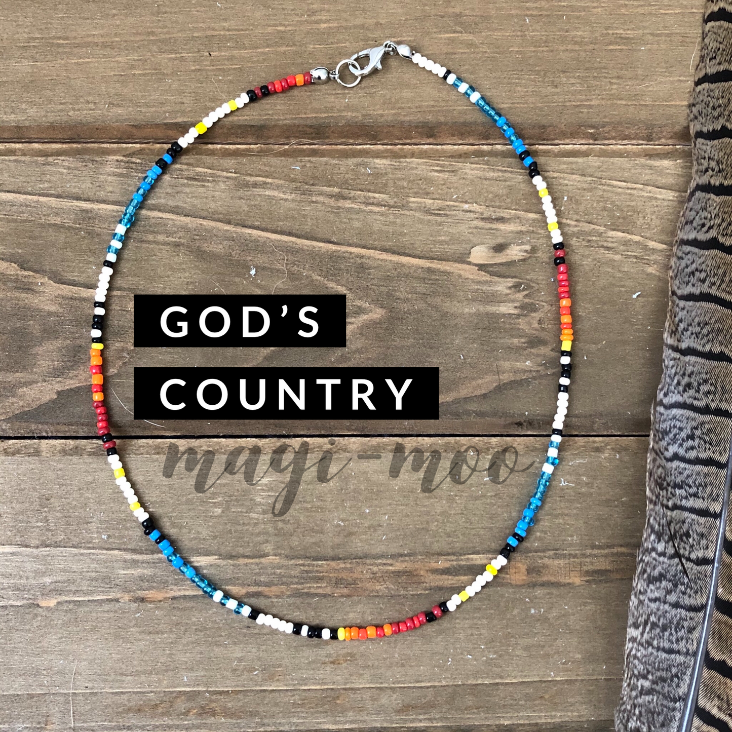 God’s Country Serape Choker Necklace