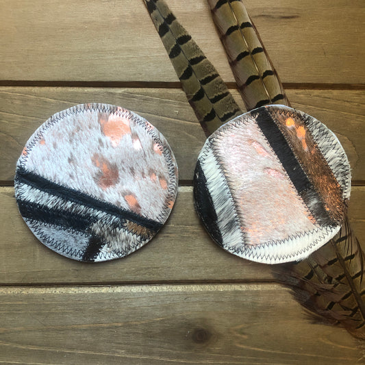 Scrappy Metallic Cow-sters (Set of 2)