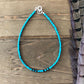 Stillwater -Turquoise Heishi Anklet