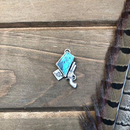 Outlaw Queen Turquoise Pendant