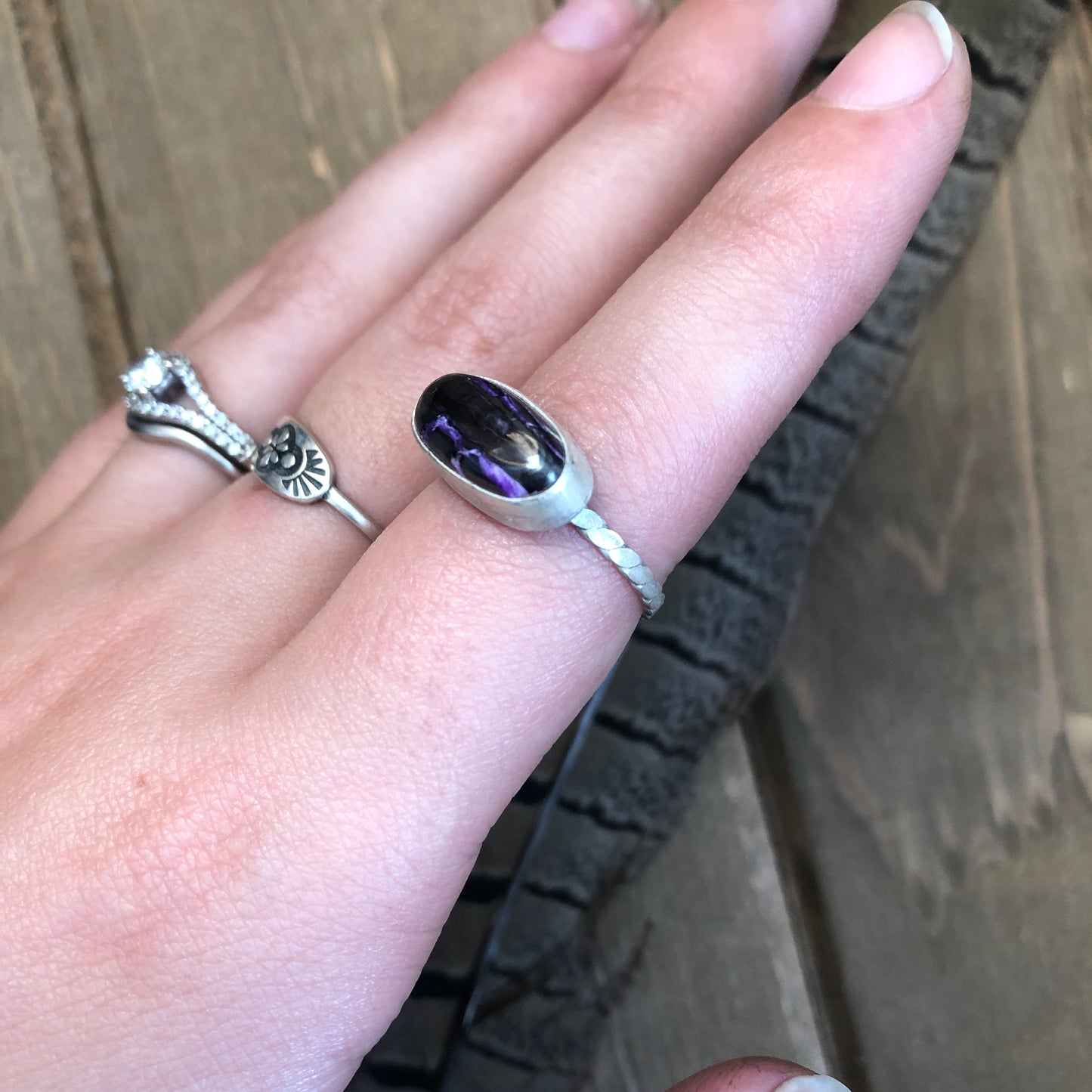 Purple Sugilite Ring (size 7)