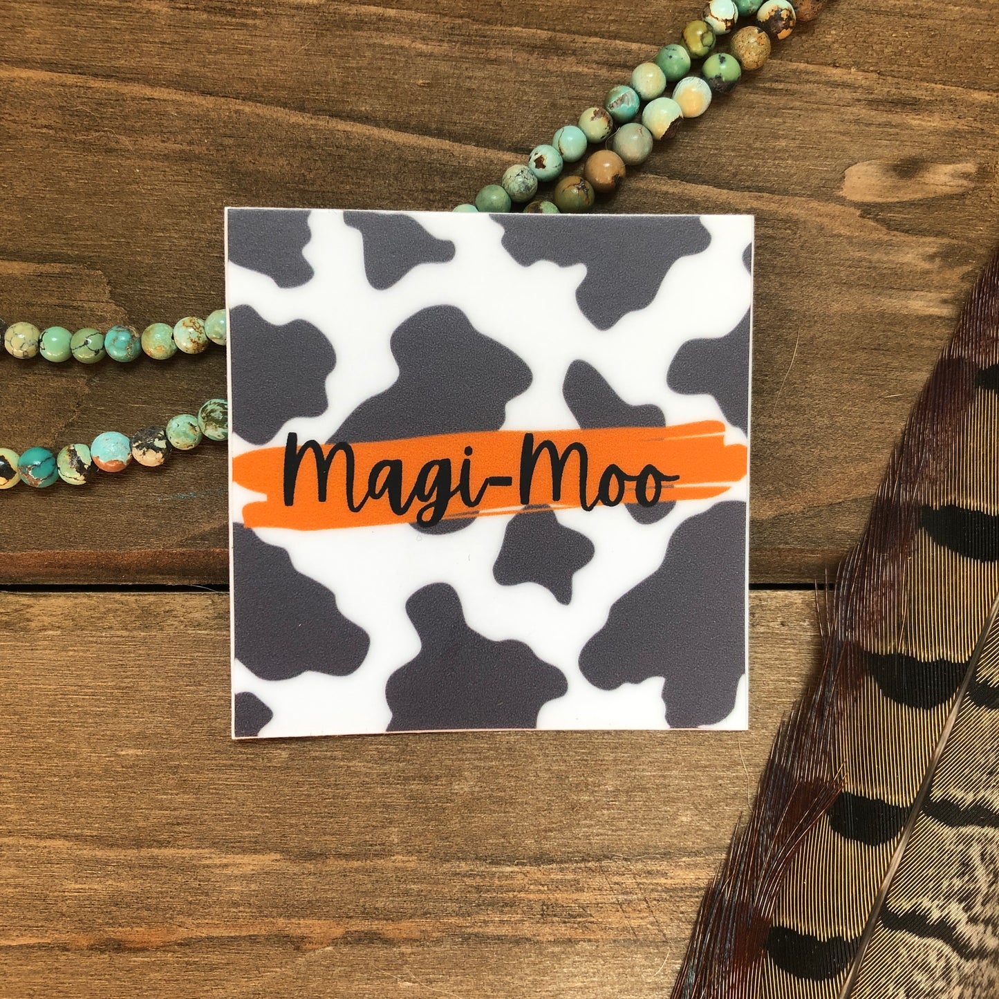 Magi-Moo Logo Sticker